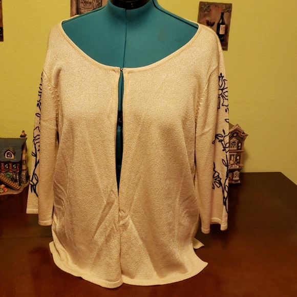 True Beauty  Embroidered Sweater - Picture 2 of 7